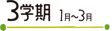 3学期 1月～3月